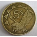 1993 Namibia 5 Dollars