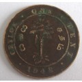 1942 Ceylon 1 Cent