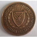 1963 Cyprus 5 Mils