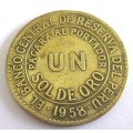 1958 Peru 1 Sol De Oro