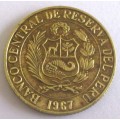 1967 Peru Half Sol De Oro