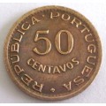 1957 Mozambique 50 Centavos