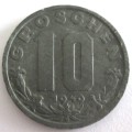 1949 Austria 10 Groschen