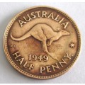 1949 Australia Half Penny