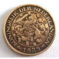 1929 Netherlands 1 Cent