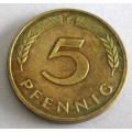 1989 Germany 5 Pfennig Deutschland