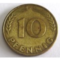 1950 Germany 10 Pfennig Deutschland