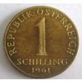 1961 Austria 1 Schilling