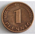 1950 Germany 1 Pfennig Deutschland