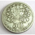 1929 Portugal 50 Centavos