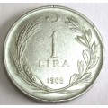1968 Turkey 1 Lira
