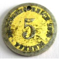 1878 Germany 5 Pfennig