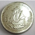 2004 East Caribbean State 25 Cents