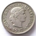 1957 Switzerland 10 Rappen