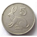 1995 Zimbabwe 5 Cents