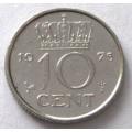1975 Netherlands 10 Cents