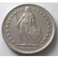 1973 Helvetia Switzerland 2 Franc