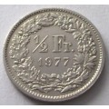 1977 Helvetia Switzerland Half Franc