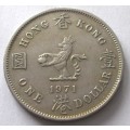 1971 Hong Kong 1 Dollar