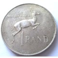 1967 Republic of South Africa Silver One Rand English
