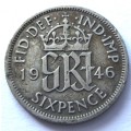 1946 Great Britain 6 Pence