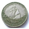 1996 East Caribbean State 25 Cents