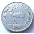 2003 Mauritius Quarter Rupee