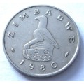 1980 Zimbabwe 5 Cents