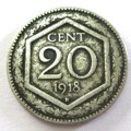 1918 Italy 20 Centesimi