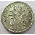 1940 French Indochina 10 Cents