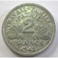 1943 France 2 Francs