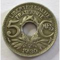 1930 France 5 Centimes