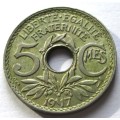 1917 France 5 Centimes