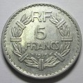 1945 France 5 Francs