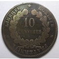 1872 France 10 Centimes