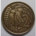 1975 New Zealand 2 Cents