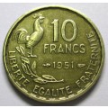 1951 France 10 Francs