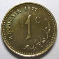 1977 Rhodesia 1 Cent