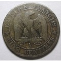 1862 France 5 Centimes
