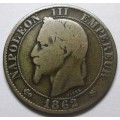 1862 France 5 Centimes