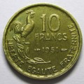 1951 France 10 Francs