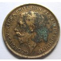 1923 Great Britain Half Penny