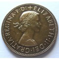 1962 Great Britain Half Penny
