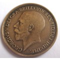 1916 Great Britain Half Penny