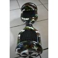 GREEN CAMOUFLAGE COLOR HOVERBOARD WITH BLUETOOTH & LED LIGHTS WITH OR WITHOUT HANDLE