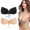 Lace Up Invisible Push Up Bra
