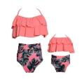MOTHER OR DAUGHTER MATCHING SWIMSUIT - PEACH
