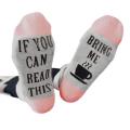 BRING ME COFFEE FUNNY COTTON SOCKS UNISEX | ONE SIZE FITS ALL-FOR MEN AND WOMEN