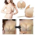 STRAPLESS BACKLESS ADHESIVE INVISIBLE PUSH-UP REUSABLE BUTTERFLY BRA