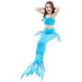 3 PIECE KIDS MERMAID BIKINI BLUE | DH06